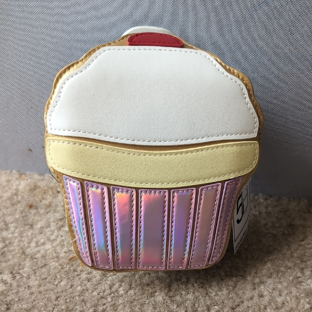 🔥B2G1! Cupcake Mini Bag - White and Pink